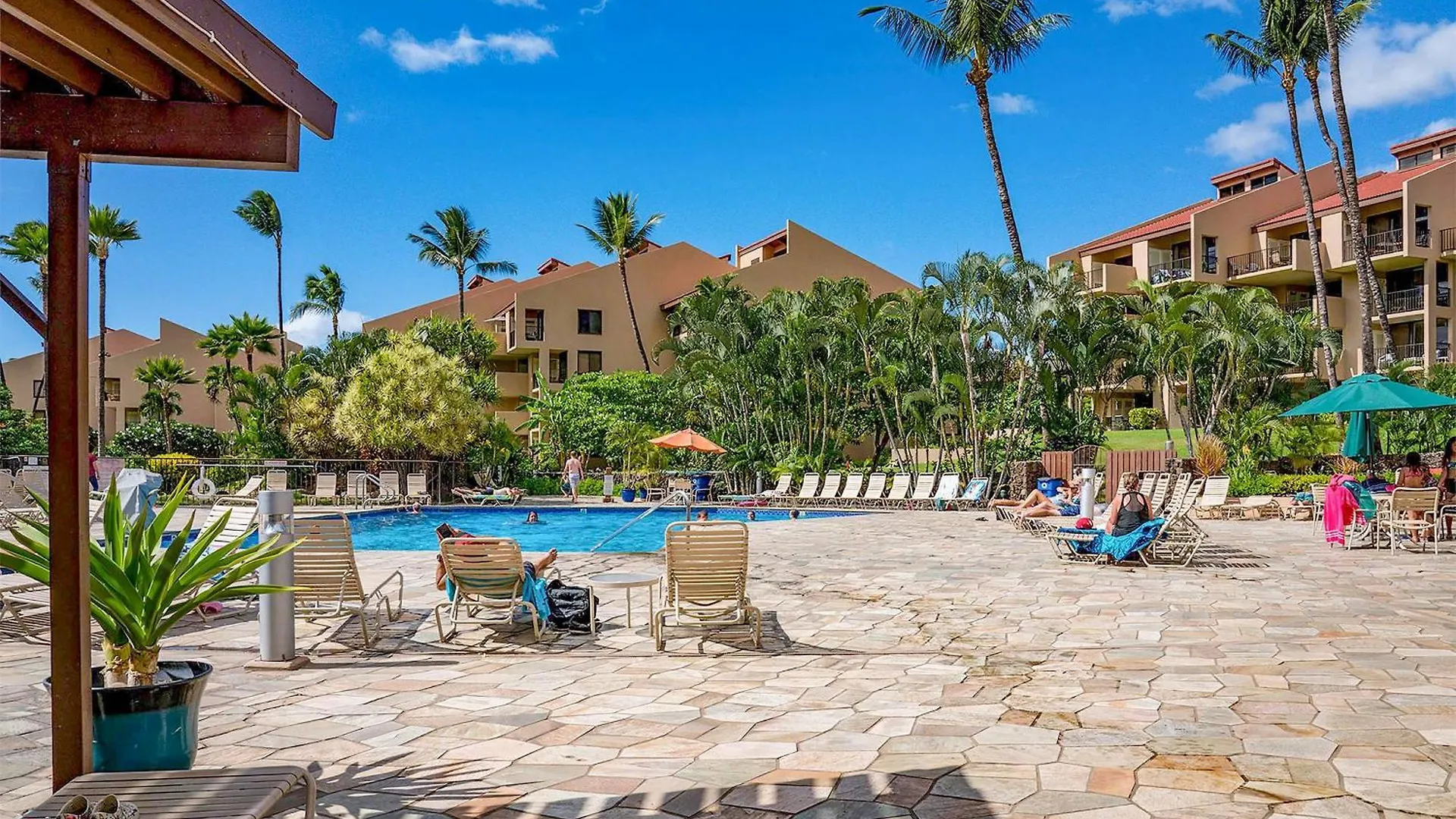 Kamaole Sands 7-406, Courtyard & Ocean Views, Ac Wailea Nyaraló